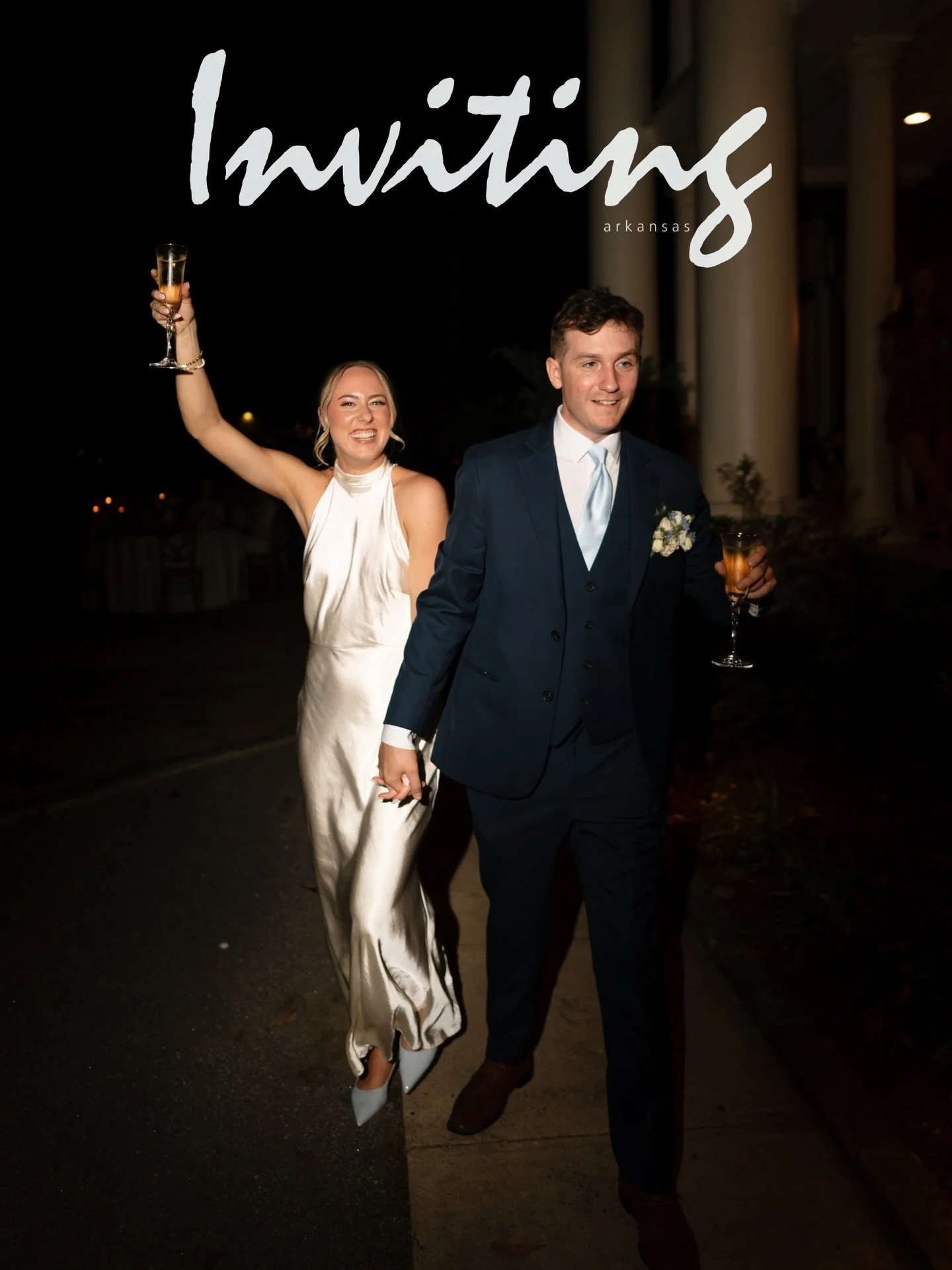 Happy one-year anniversary this month to Lauren &amp; Grant 🤍

Featured on @invitingarkansas for our clients @vibrantoccasionscatering, this celebration captured the feeling of a true Southern summer with late-night ice cream, laughter, and moments 