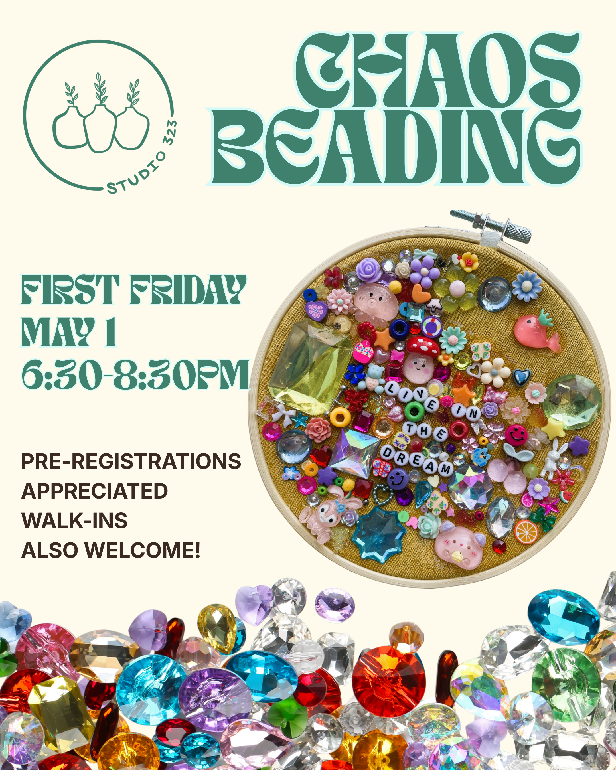 5/1 First Friday Chaos Beading!