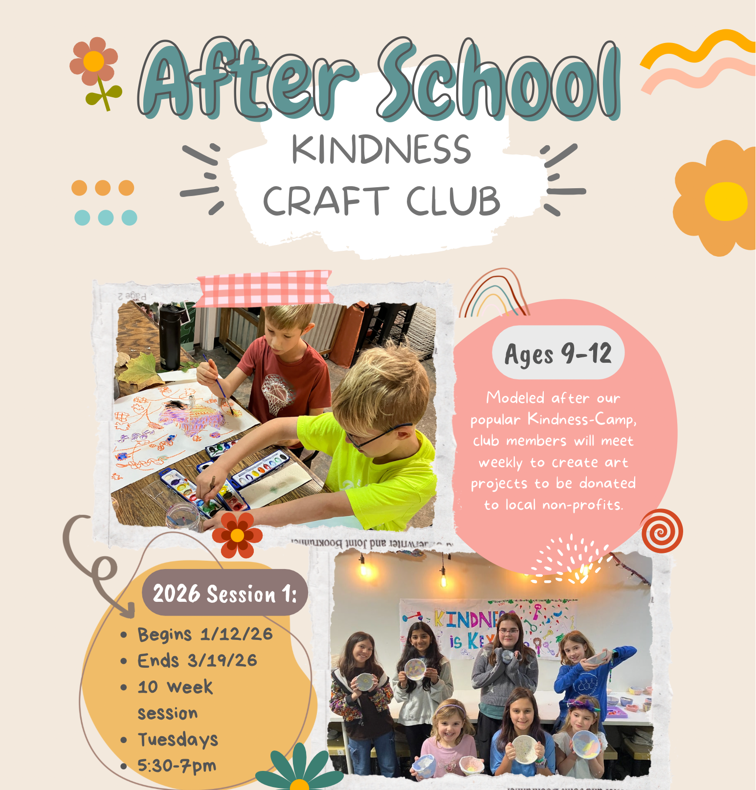 After School Kindness Craft Club