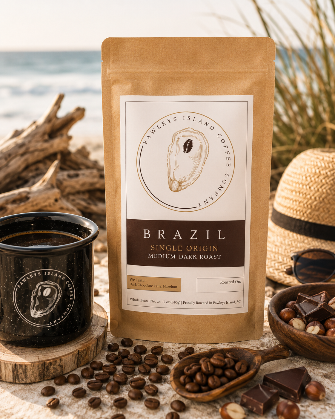 Single Origin Brazil 12 oz Whole Bean