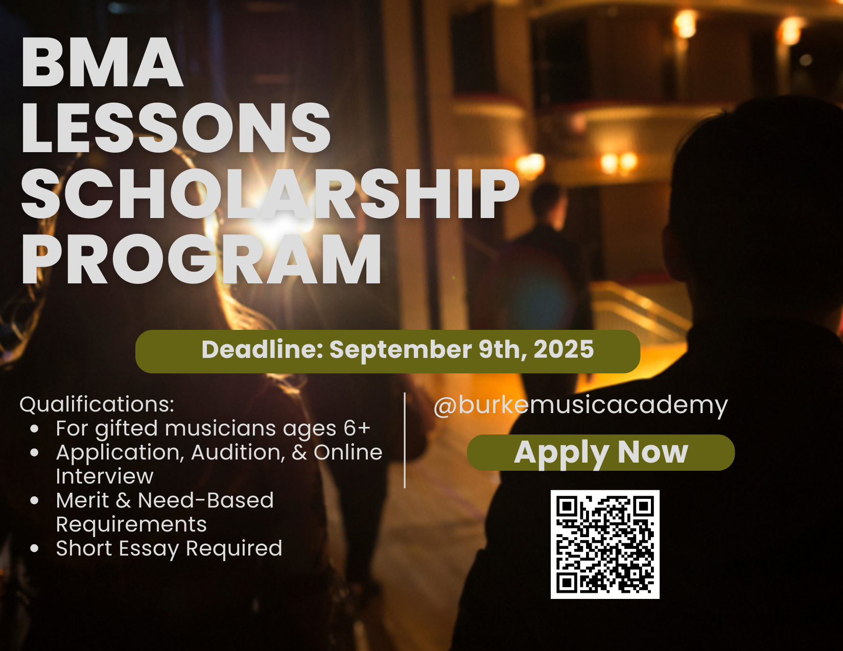 BMA Scholarship Deadline