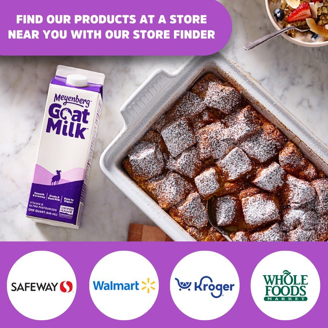 Find your goat milk fix in a snap! 📍

Use our convenient store locator to find the nearest retailer carrying our products. From your local Walmart and Whole Foods to your favorite natural grocery store, we've got you covered!

Click the link in our 