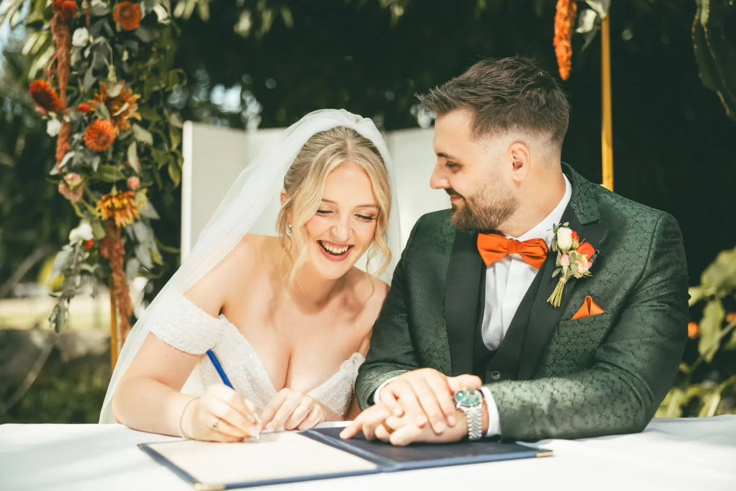 Our friends, Izzy &amp; Olly, and their incredible summer wedding day at the Glasshouse, Leamington Spa.