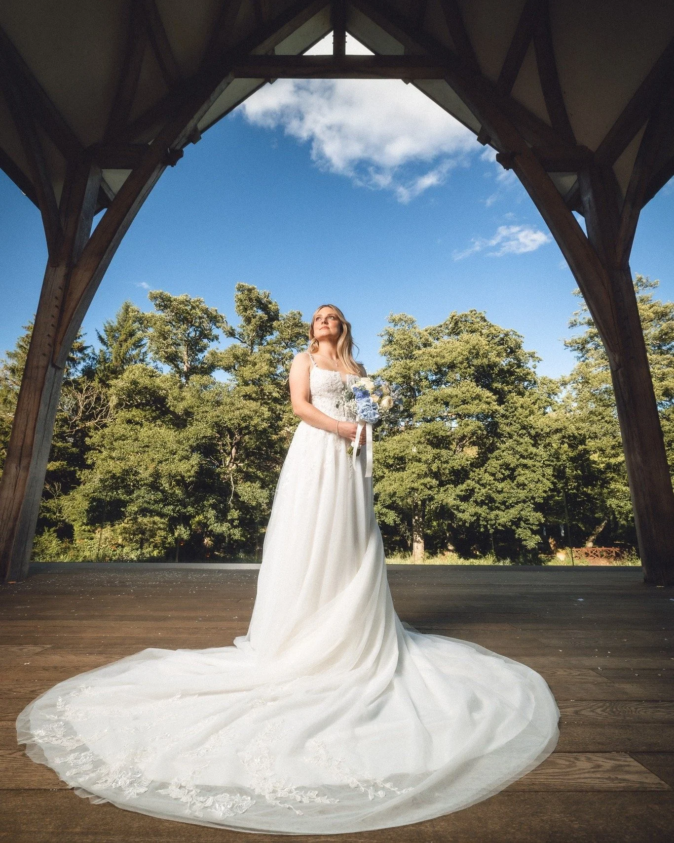 Laura on her beautiful Summer's day