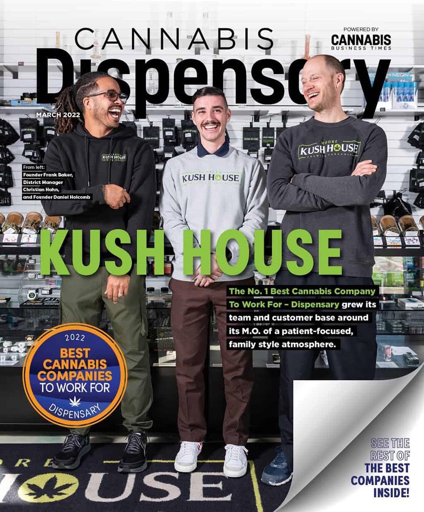 Check the cover story I shot for @cannabisbusinesstimes of @kushhouseoklahoma, the &ldquo;#1 Cannabis Business to Work For&rdquo;  according to a nationwide survey of cannabis retailers. Congrats!