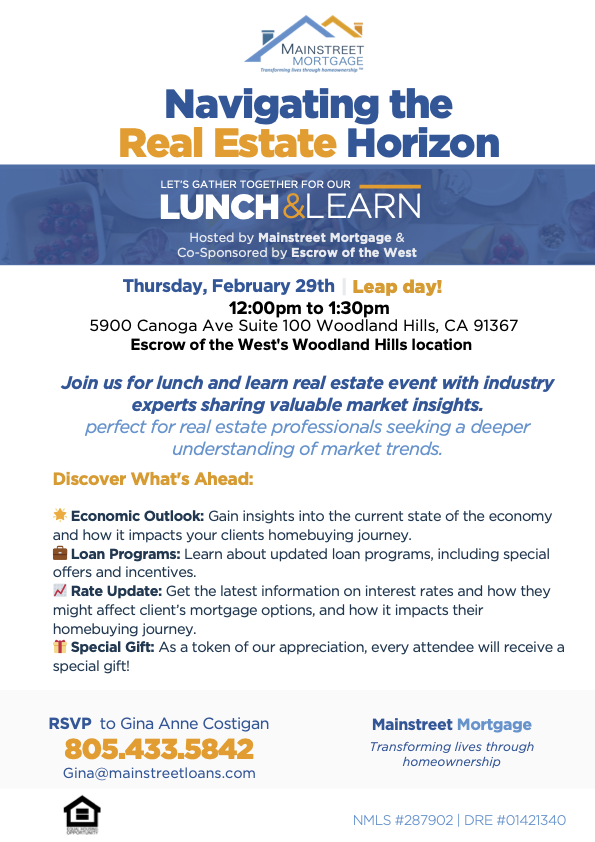 Navigating the Real Estate Horizon: Lunch & Learn