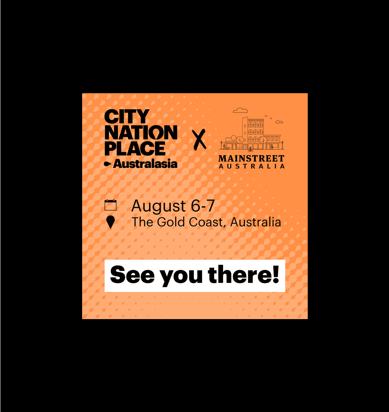 We are sponsoring and speaking at City Nation Place Australasia x Main Street Australia!