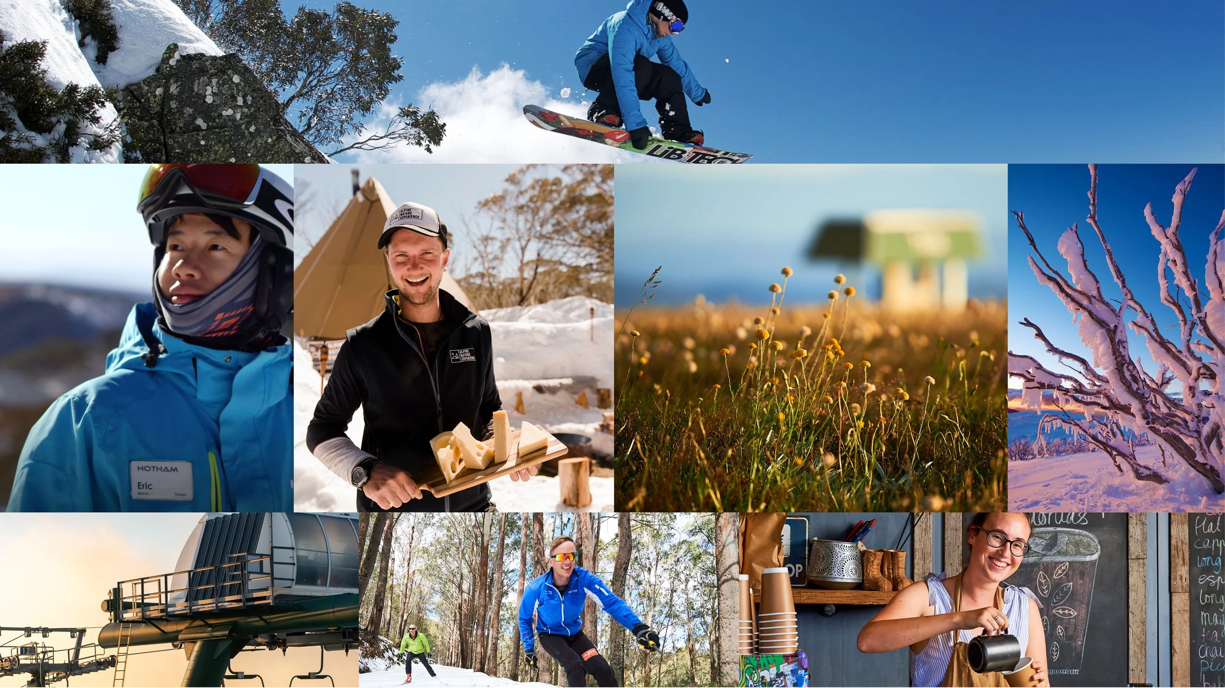 alpine region green and winter season come to life with photography of alpine vendors, landscapes and experiences