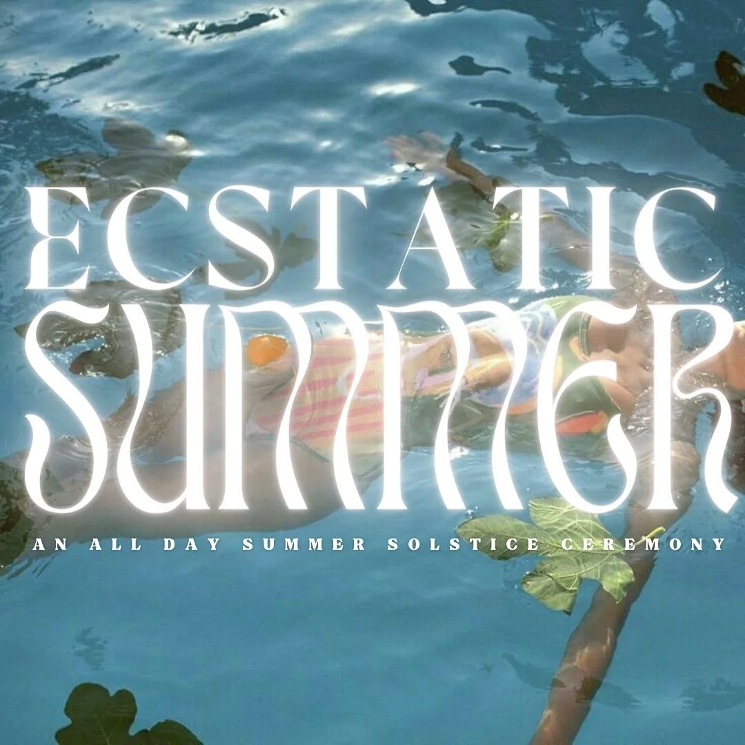 Wow, are we excited about this! 🌞👙💫🦋

Mark your calendars, because you are not going to want to miss this. We will be spending the entire day in celebratory ceremony, with a Communion, sound bath, yoga, ecstatic dance, pool party and more. 🔥

Ch