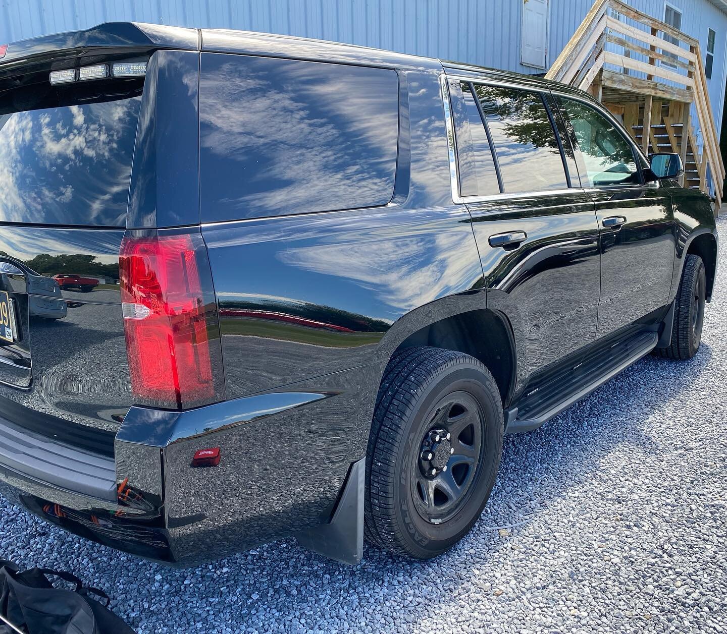 Some quarter panel dents repaired on this Tahoe!! Interested in having dent repair done on your vehicle? Message us! #PDR #PaintlessDentRepair