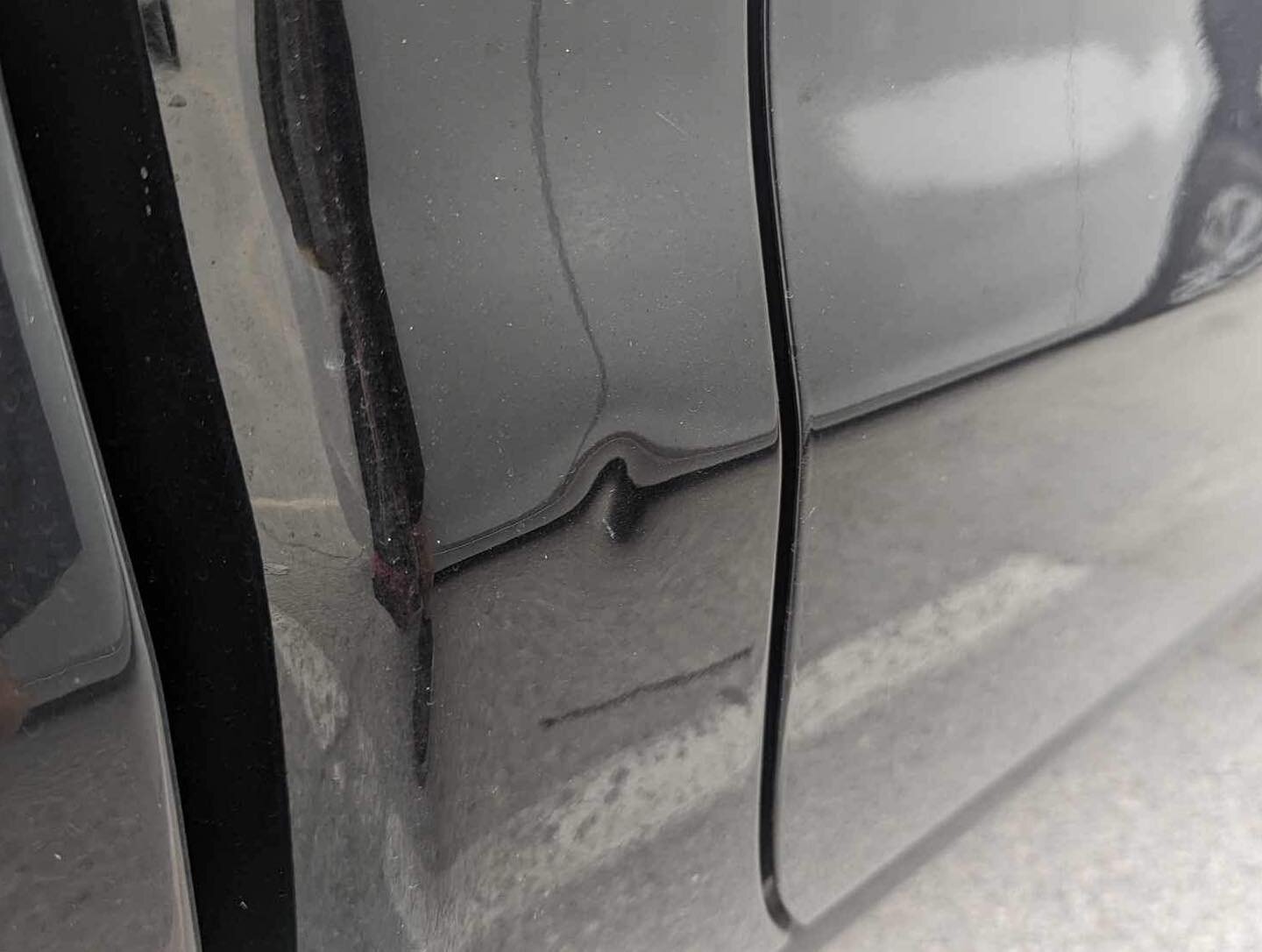 Cab corner before and after! #PDR #PaintlessDentRepair