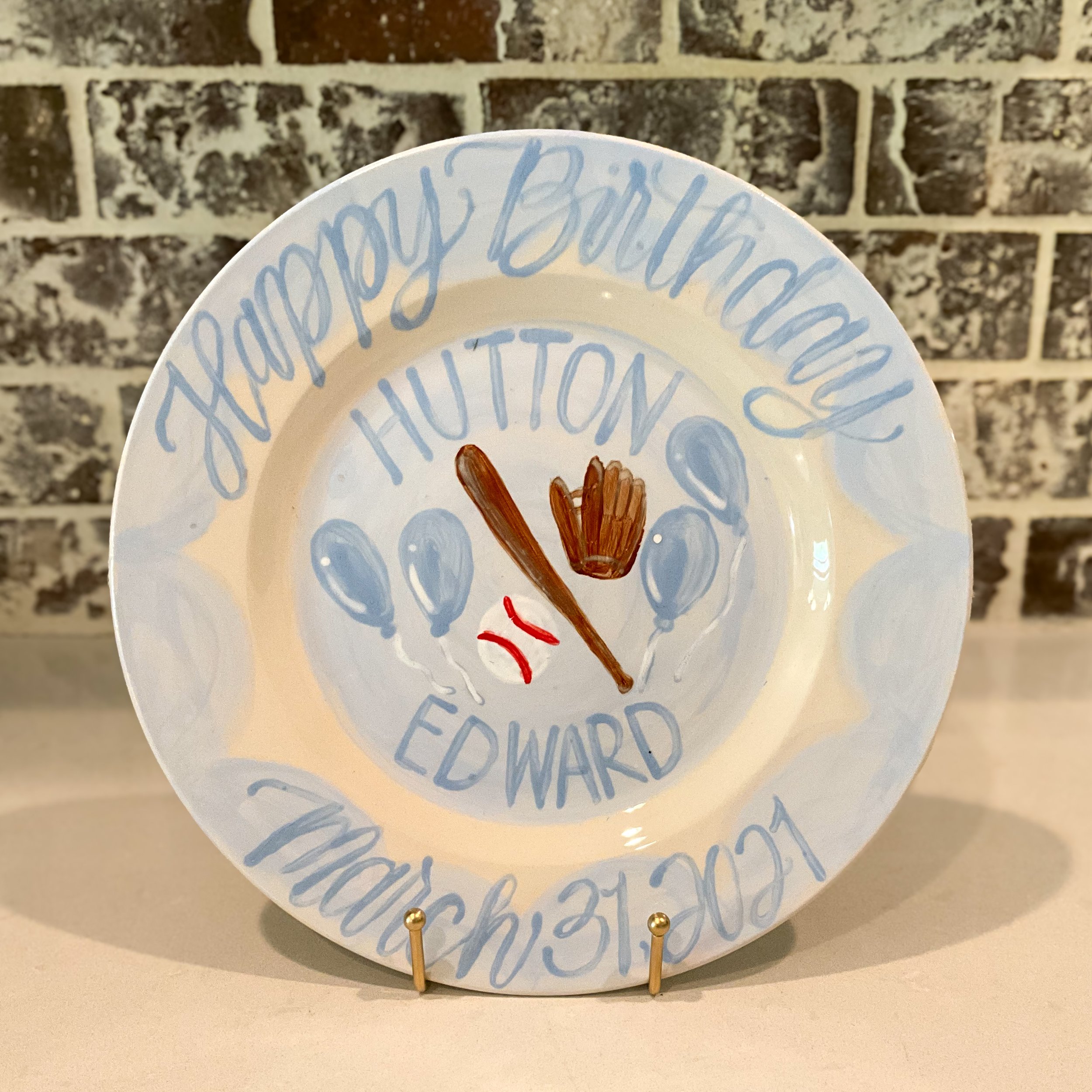 Birthday Plate - Sports
