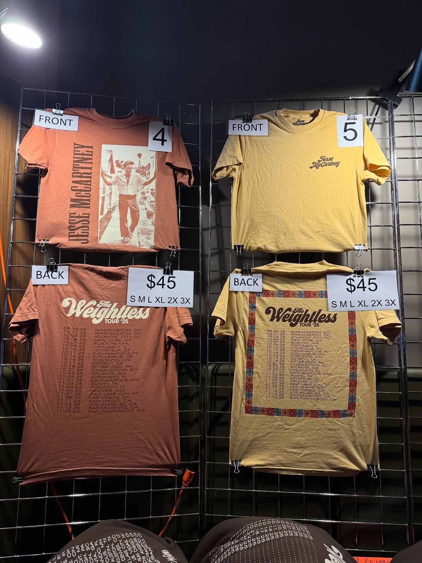 Tour is underway for @jessemccartney 🫡 

✶

✶

✶

#merch #bandmerch #tourmerch #screenprinting #jessemccartney