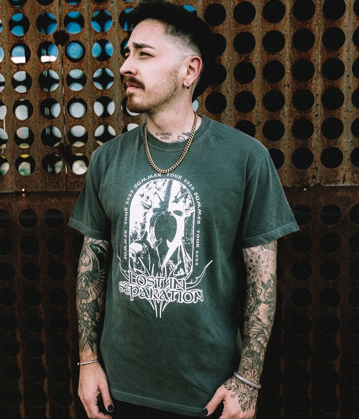 Tour tees for @lostinseparation 

✶ 

✶ 

✶ 

#lostinseparation #merch #bandmerch #screenprint
