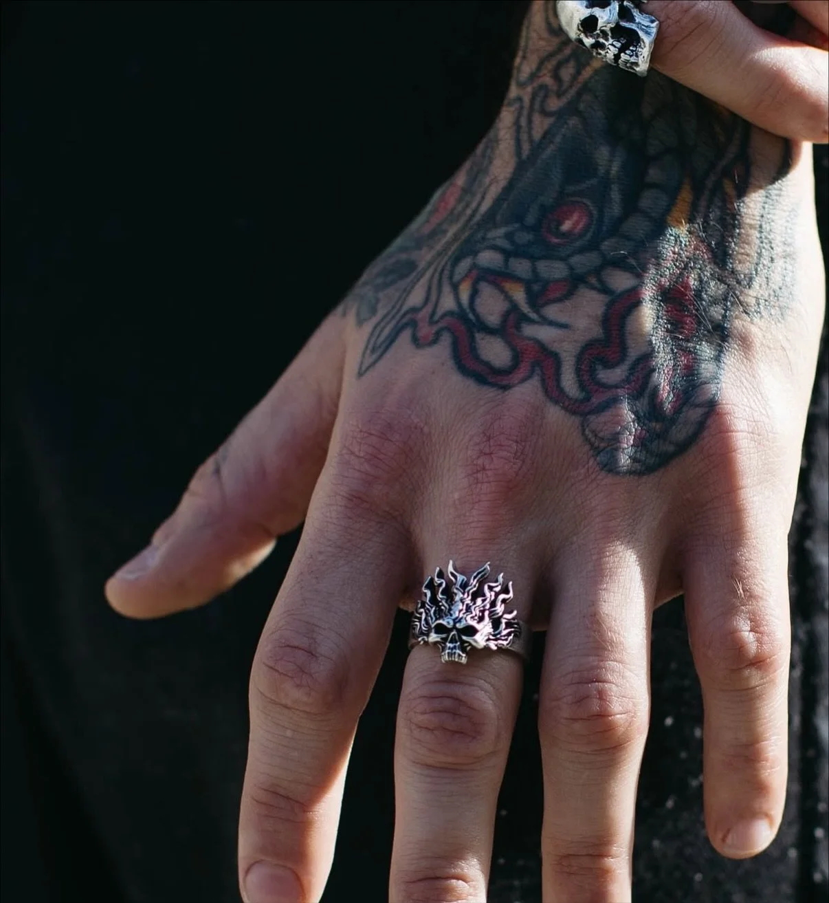 New World Killer sterling silver rings for @spiteofficial 

✶ 

✶ 

✶ 

#spite #bandmerch #merch