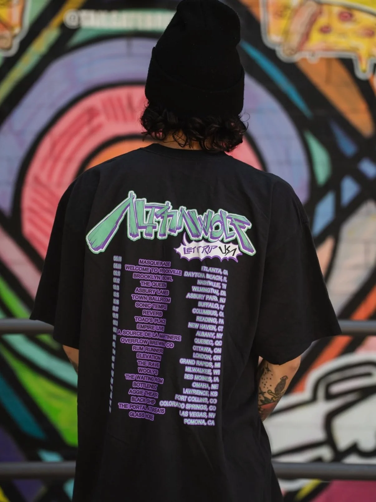 Tour has kicked off for @alphawolfcvlt 🫡 

✶ 

✶ 

✶ 

#alphawolf #screenprint #merch #bandmerch