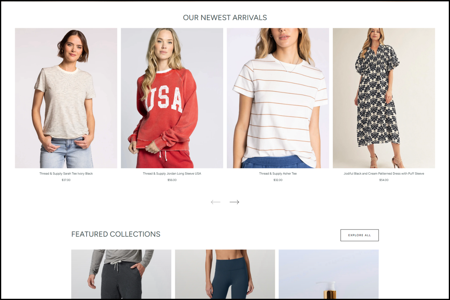 home page web design for boho boutique.png