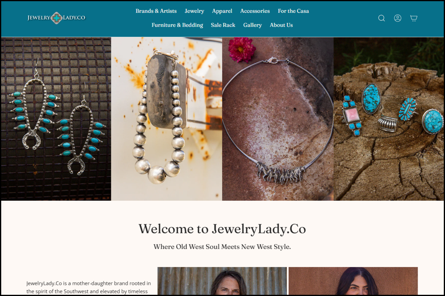 western web design for jewelry lady co.png