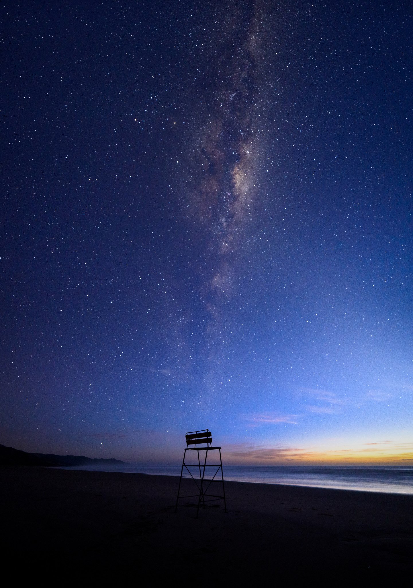 "Best seat in the Galaxy", Ocean Beach