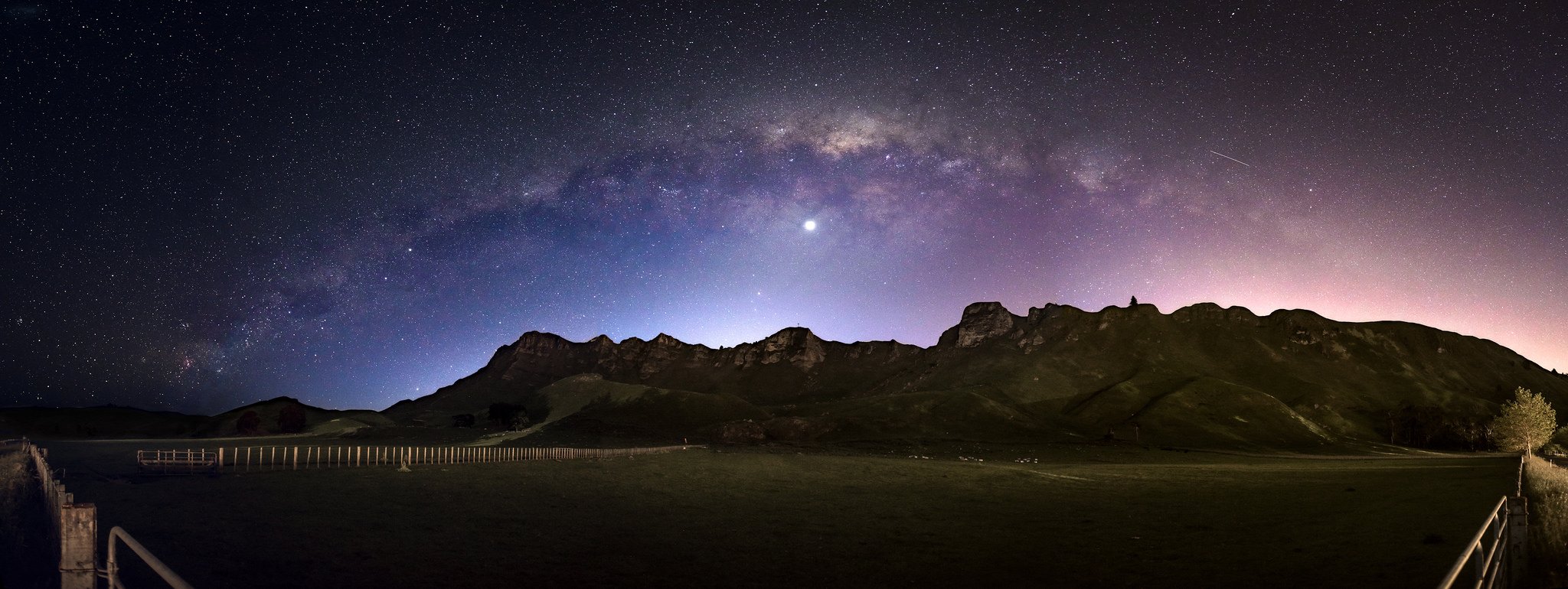"Milky Way Arch over Te Mata Peak"