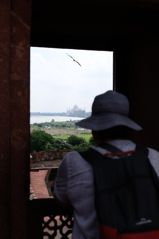 There is always someone..., Agra Fort