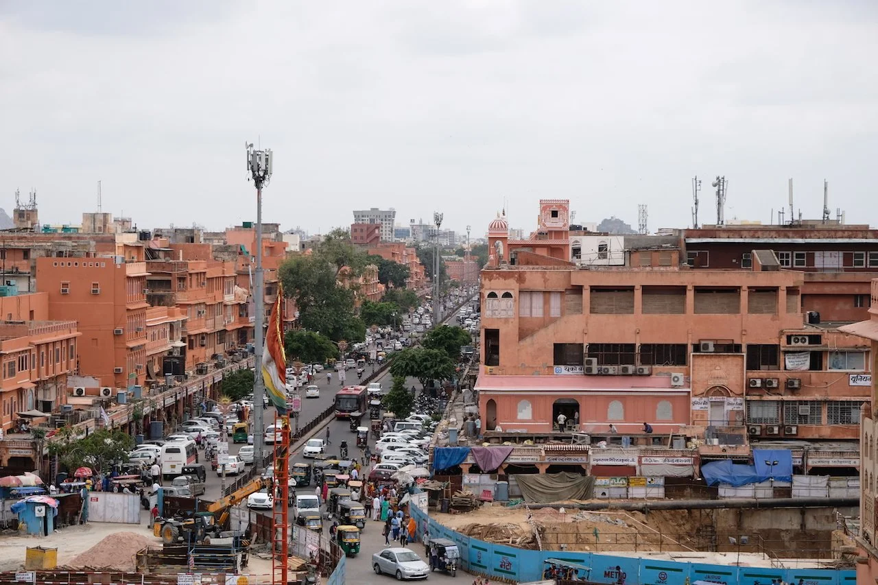 Jahari Bazaar Road and the new Metro Station works