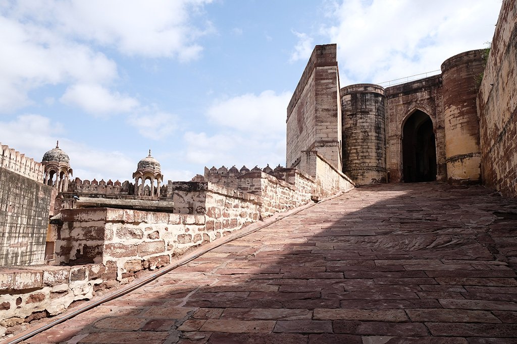 Climbing back up to the Fort, Jodhpur