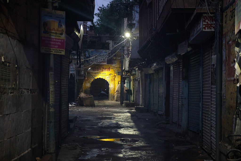 Early morning quiet streets, Jodhpur