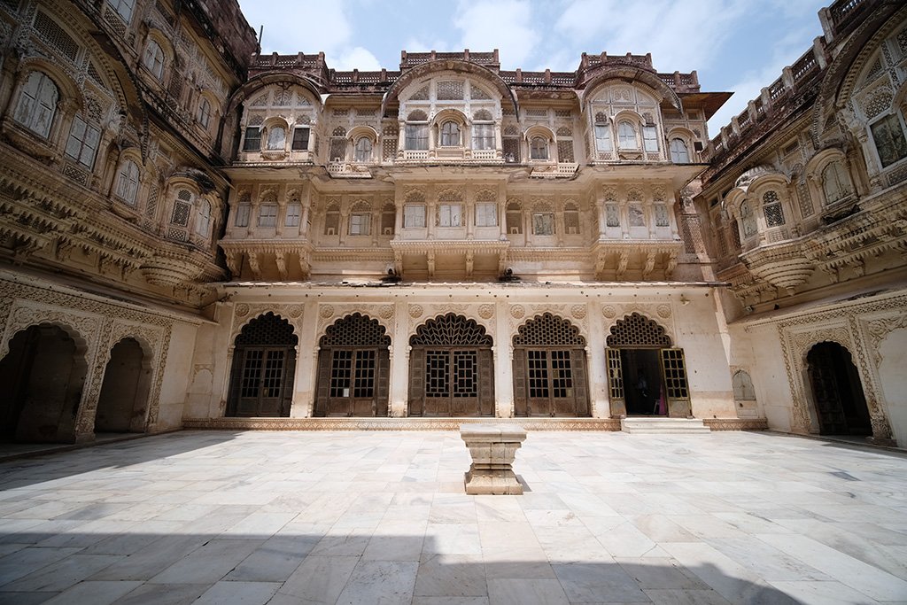 One of the Queen's courtyards