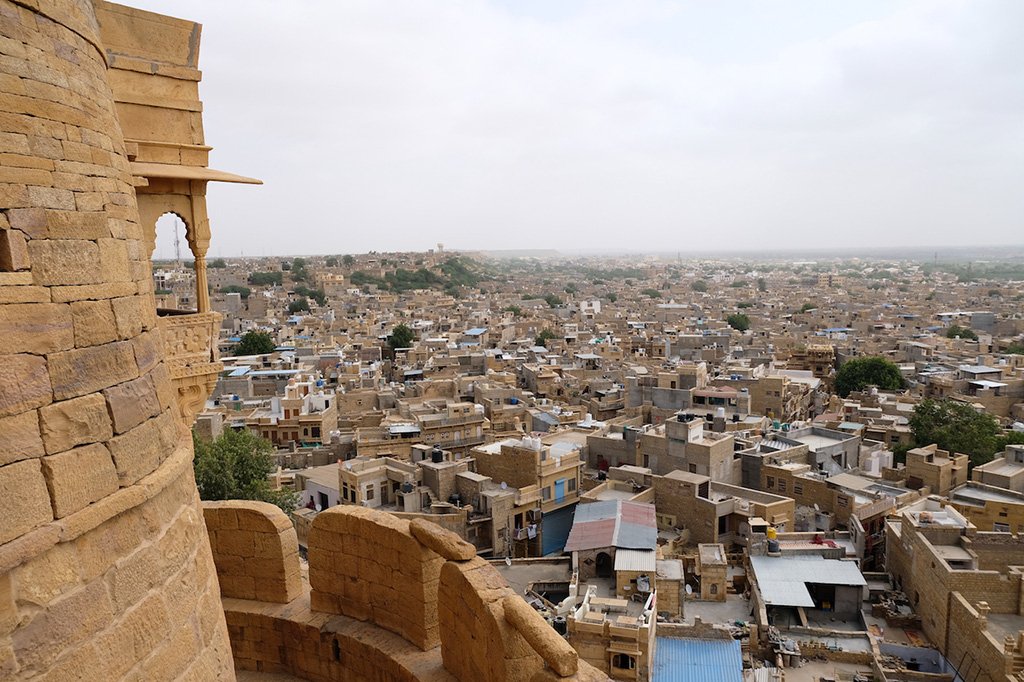 The ever-present view, Jaisalmer