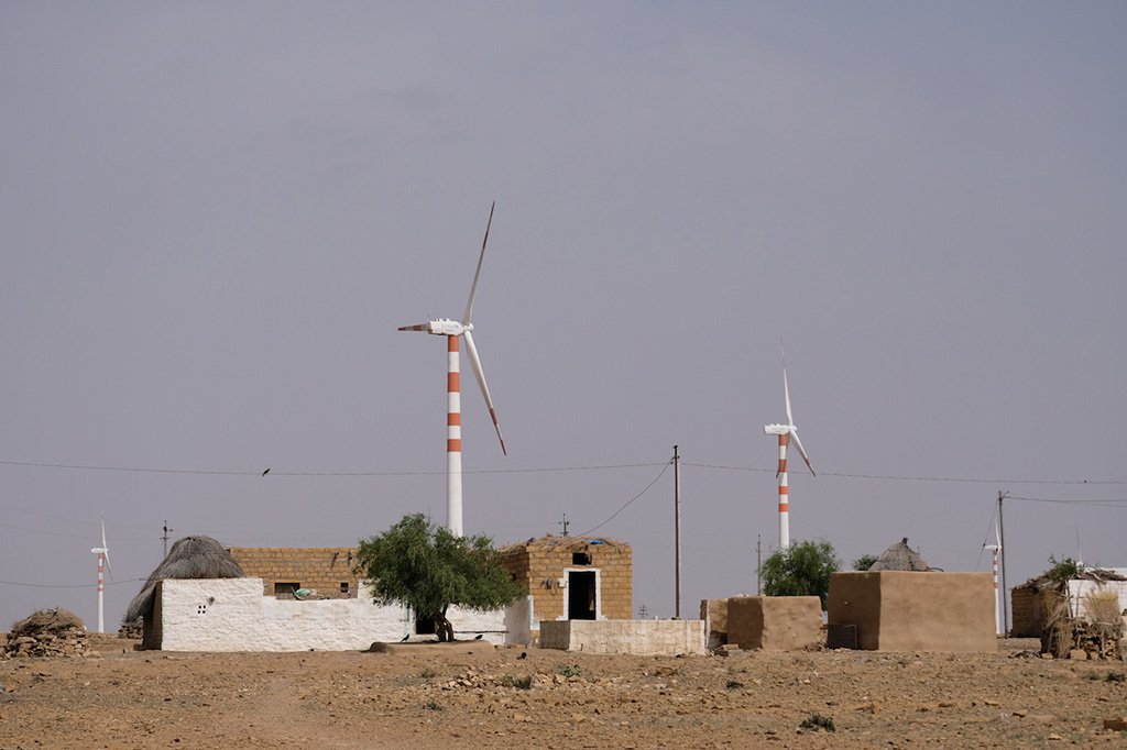 The ever watching wind turbines, Thar Desert