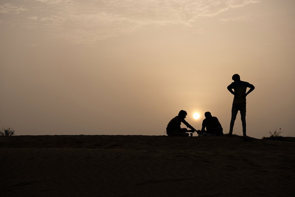 Sitting around the sun, Thar Desert