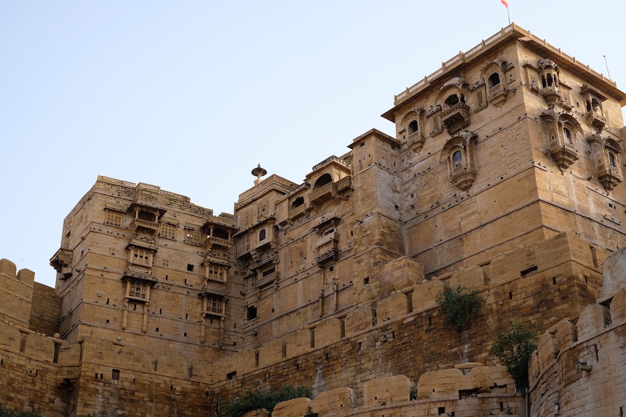 The Royal Palace from outside Jaisalmer Fort