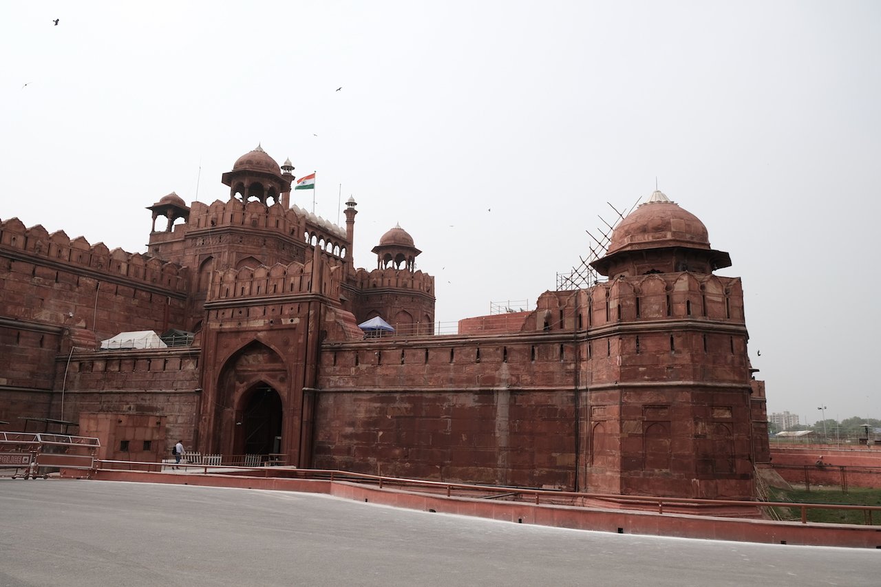 Entry into the Red Fort