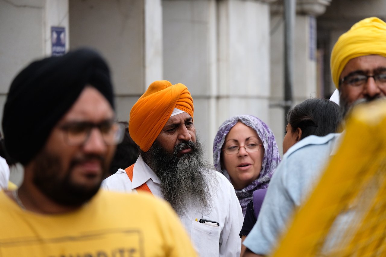 Sikh gathering, Old Delhi