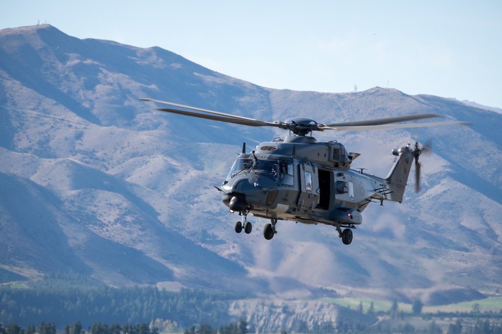 Opening flypast of the NH90