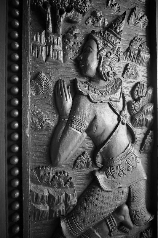 Temple door panel