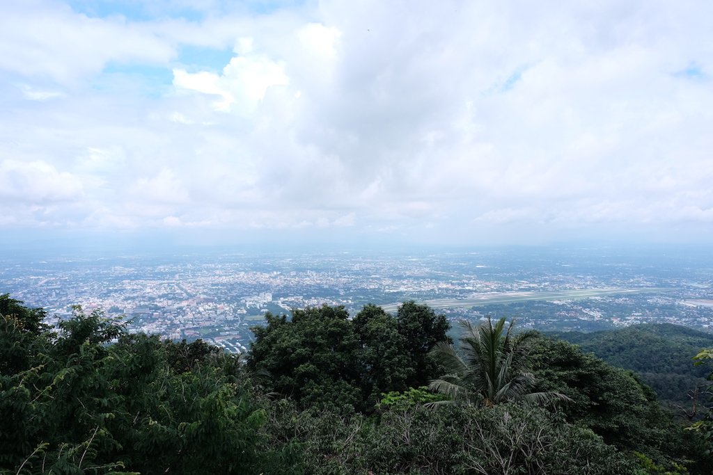 The view from Wat Phrathat Doi Suthep over Chiang Mai