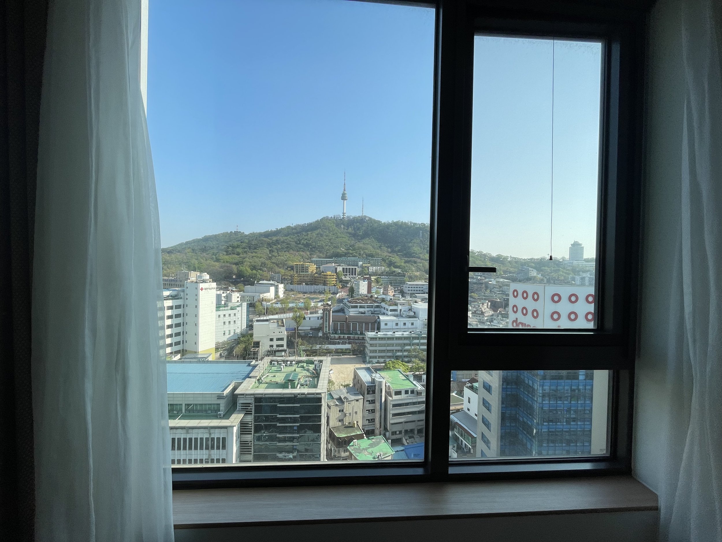 View from Room 1801, L7 Myeongdong