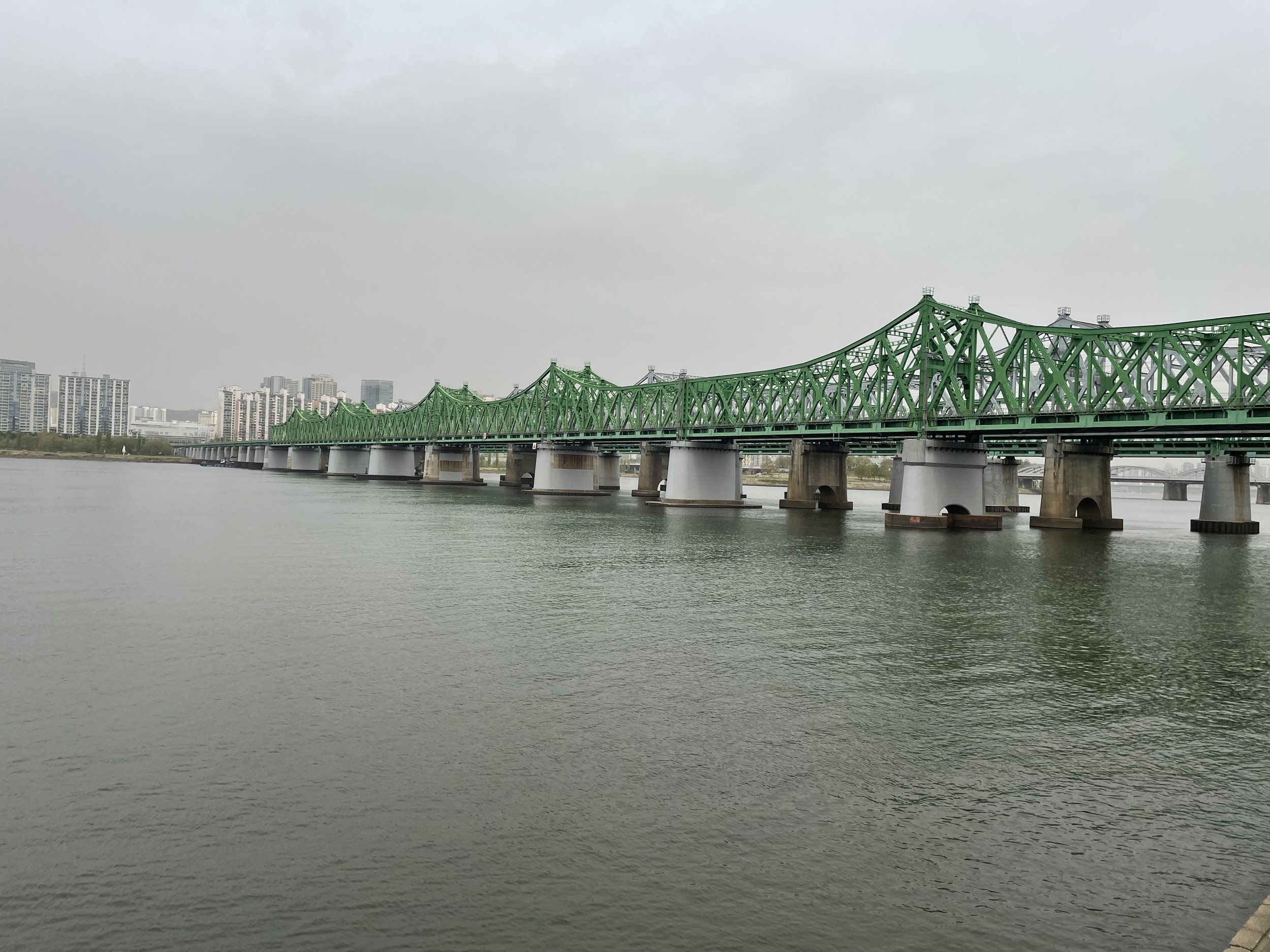 Hanging Railway Bridge, Han River, Yeouido Hanging Park