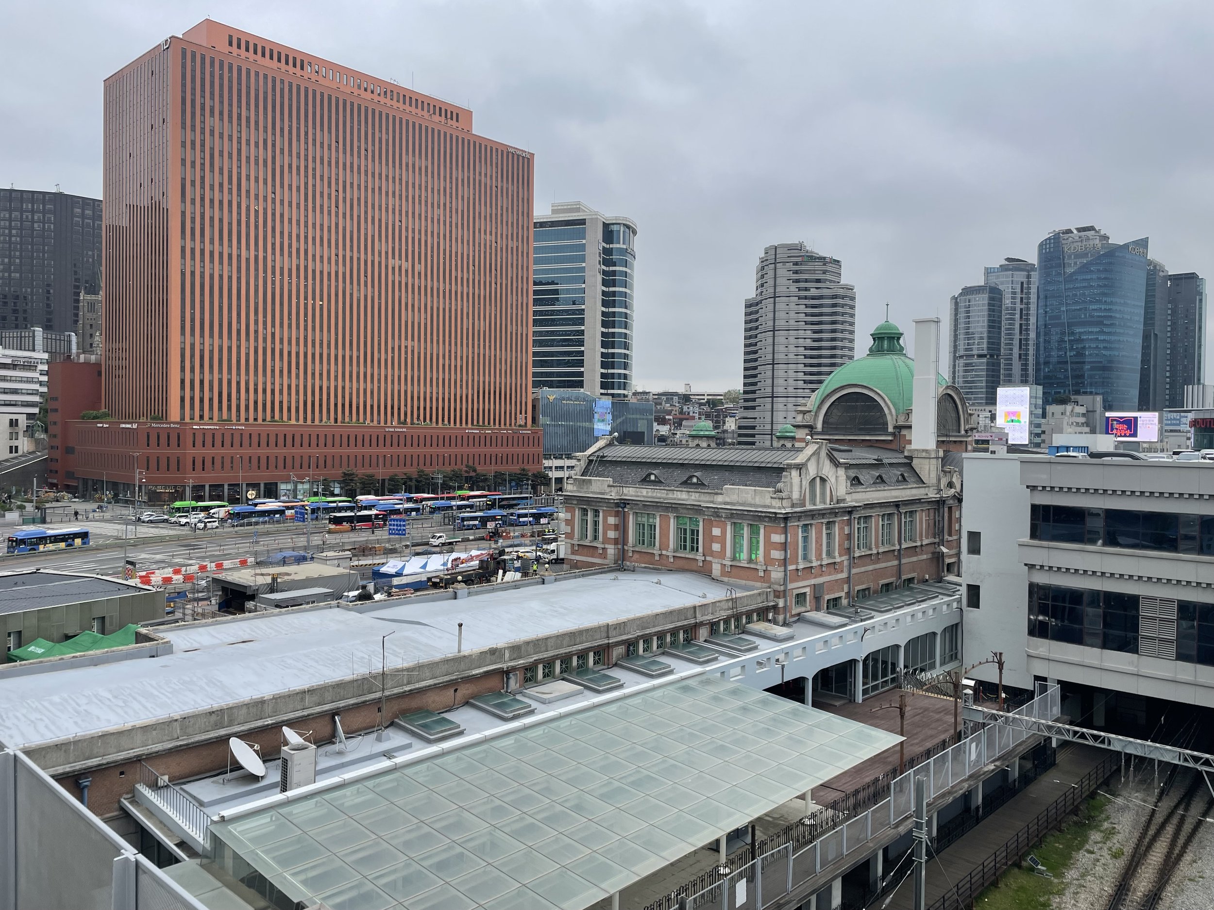 Seoul Station from Seoullo 7017