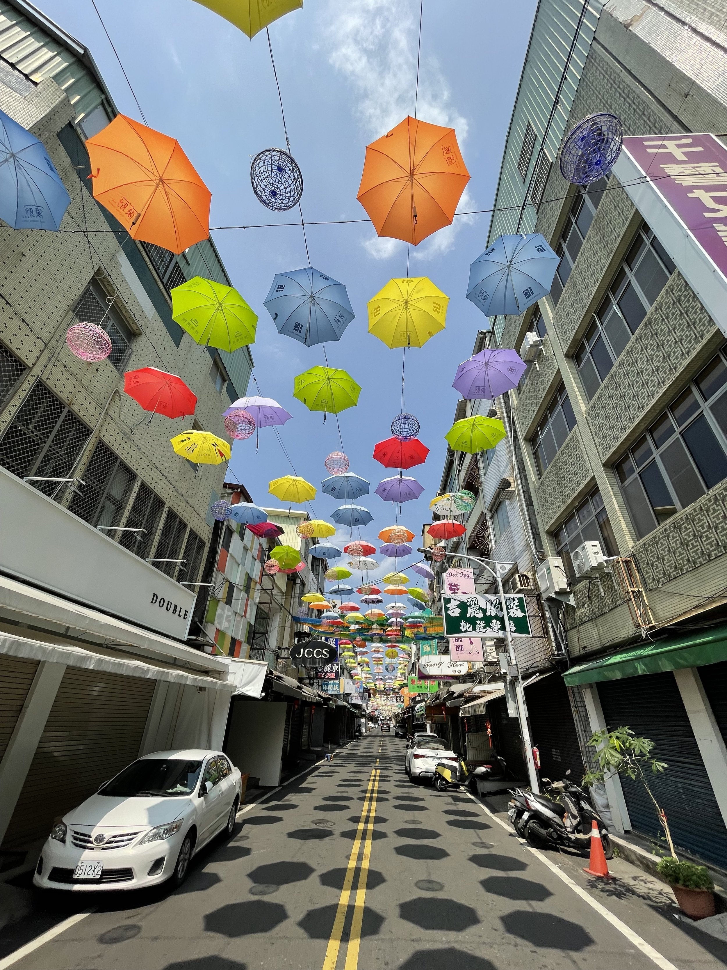 Anning Street Umbrellas, Kaohsiung