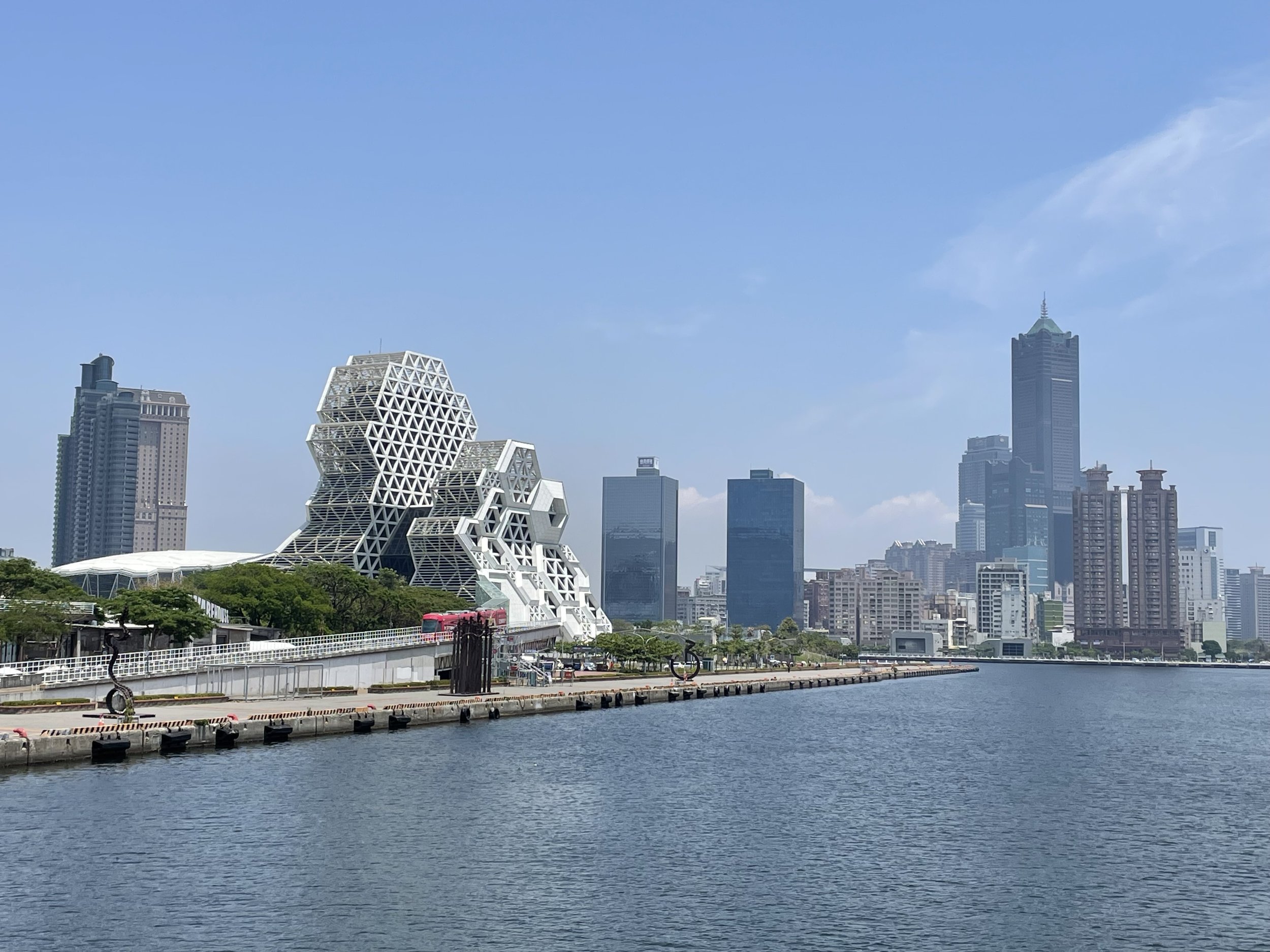 View to Kaohsiung Music Center, Love Pier