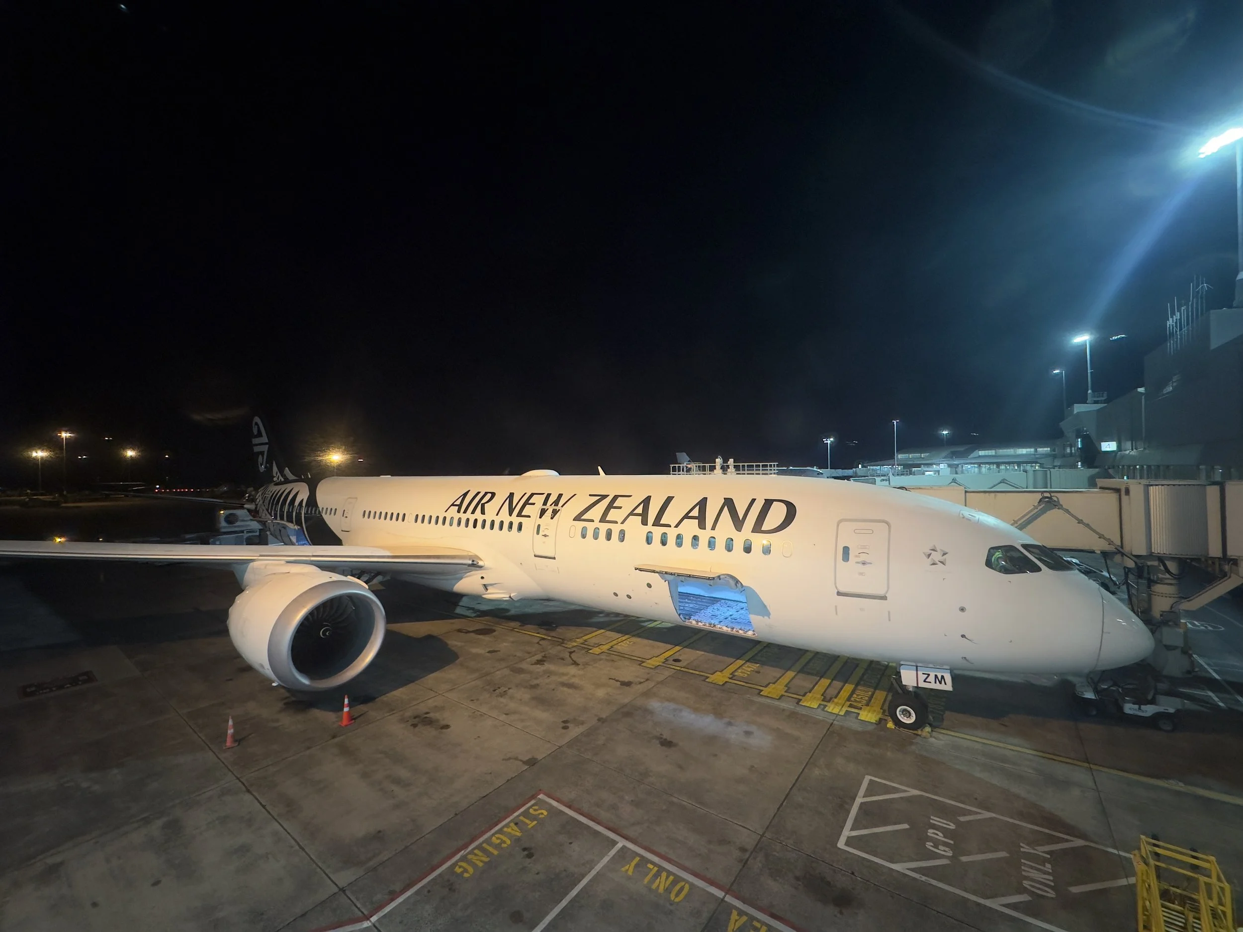 Our Chariot to Singapore, Auckland Airport