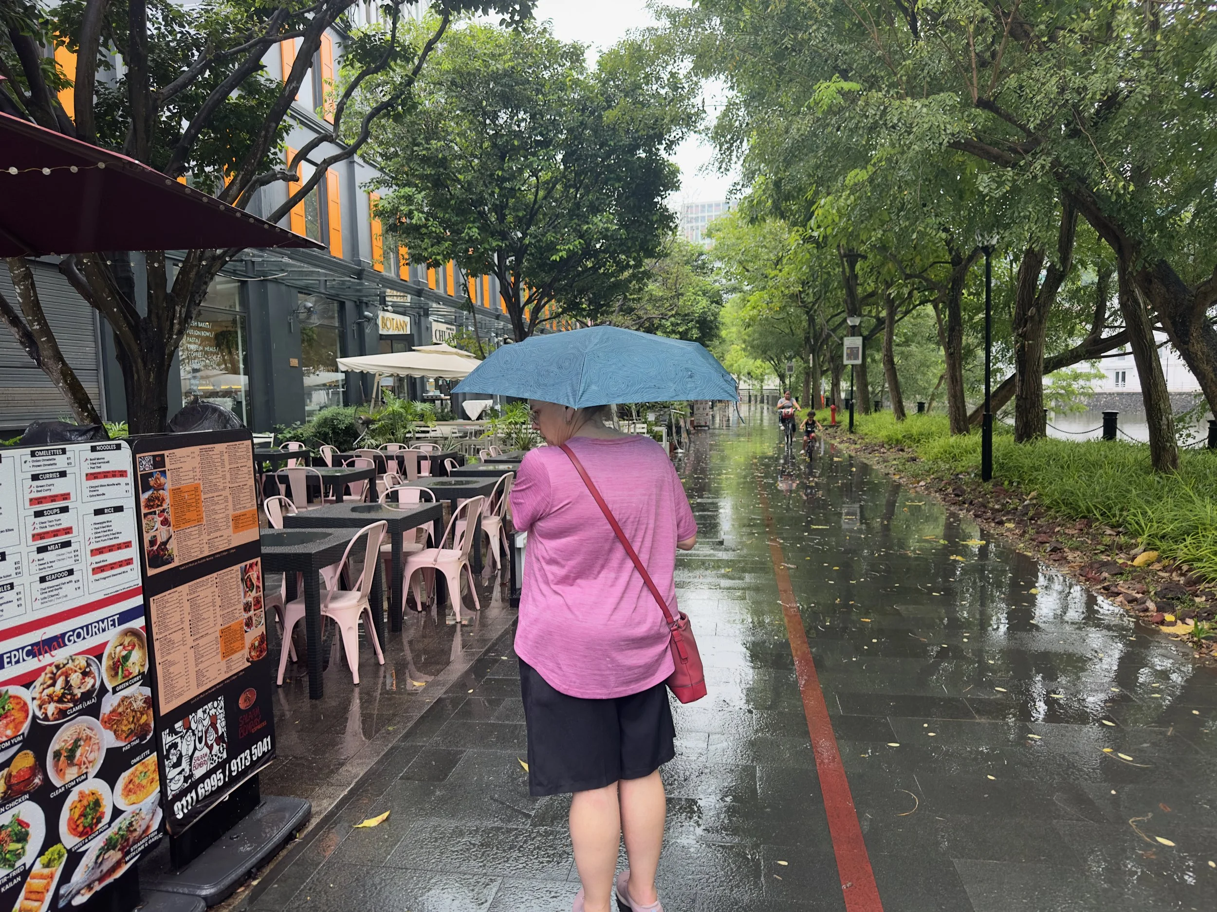 Out looking for lunch in the rain