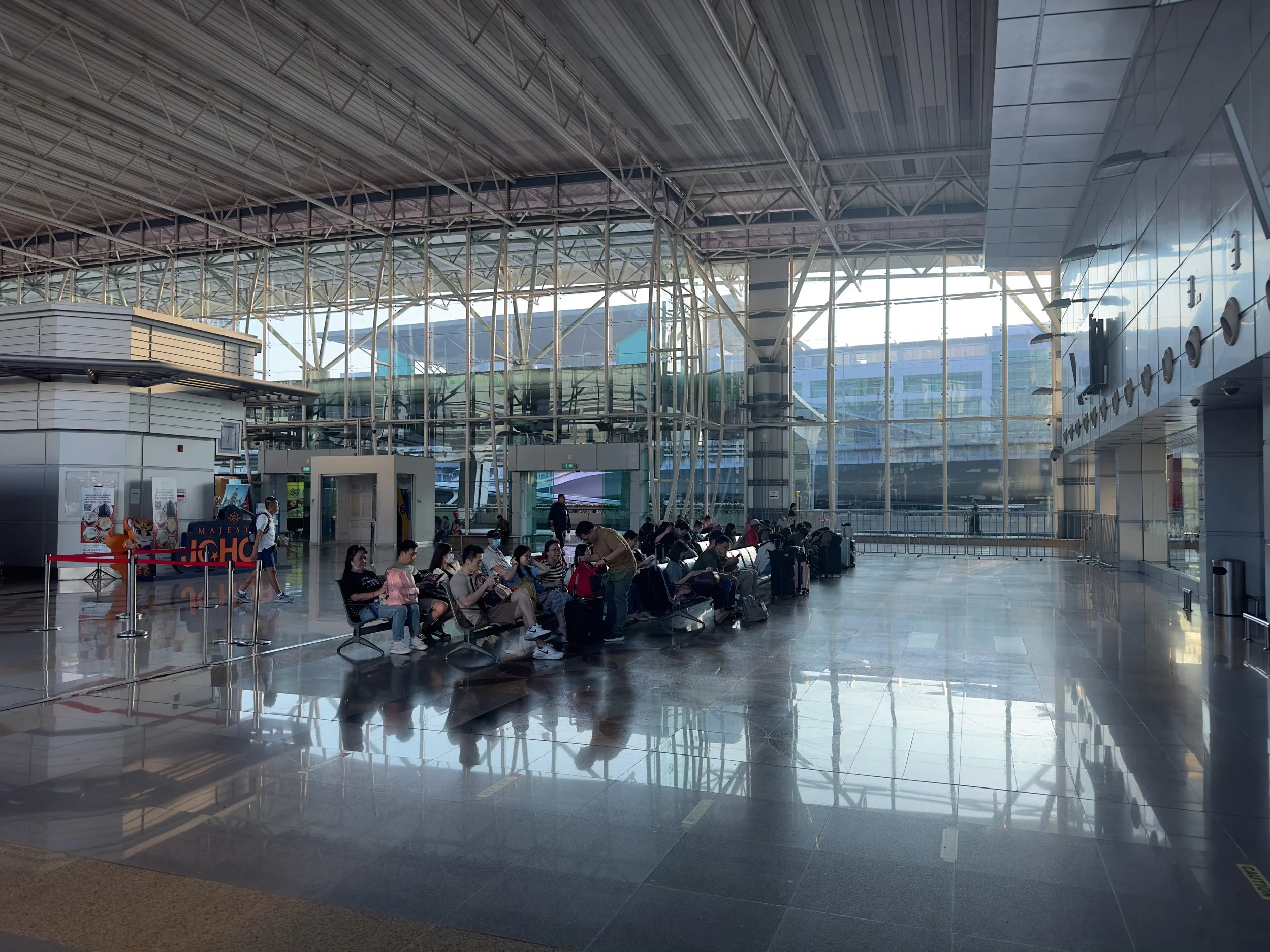 JB Sentral, waiting for the train