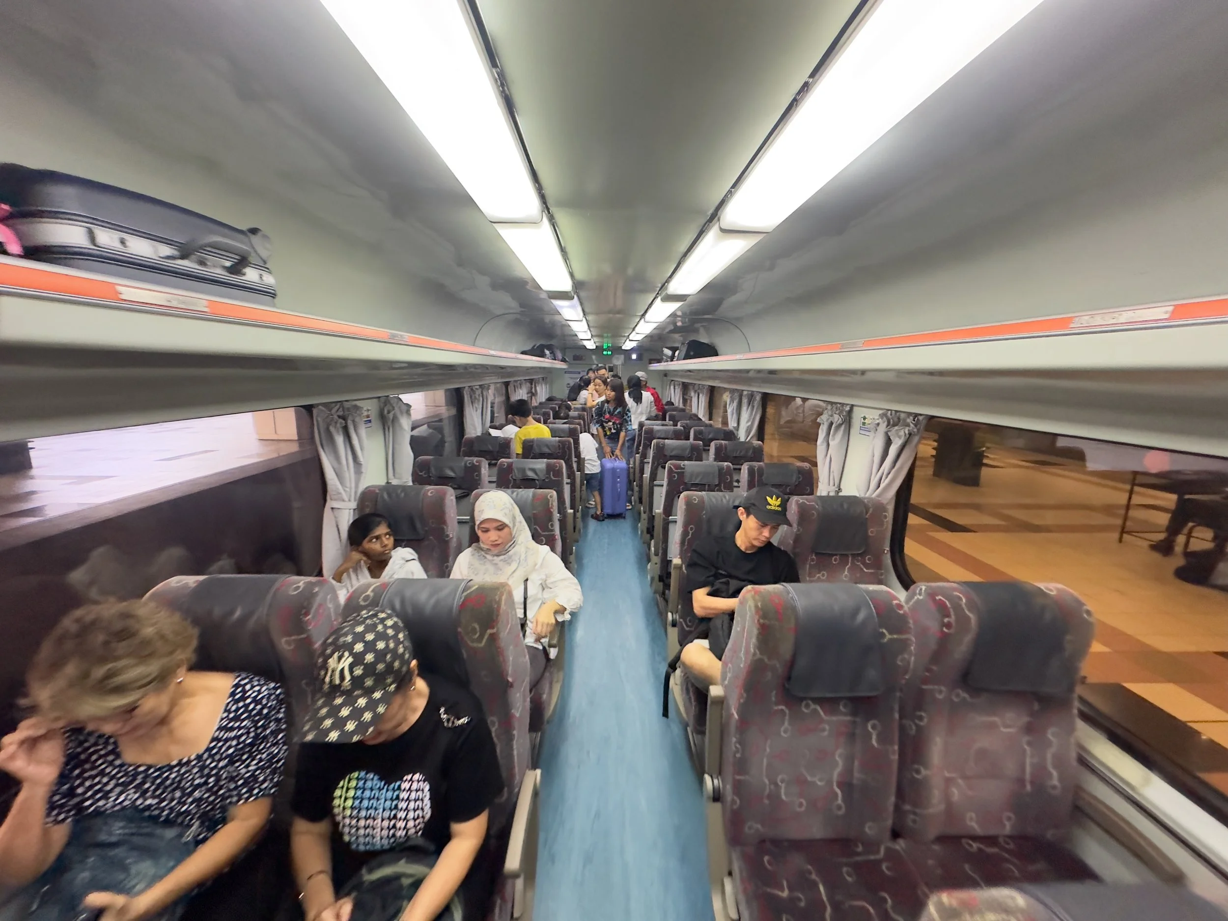 Our carriage, train to Gemas