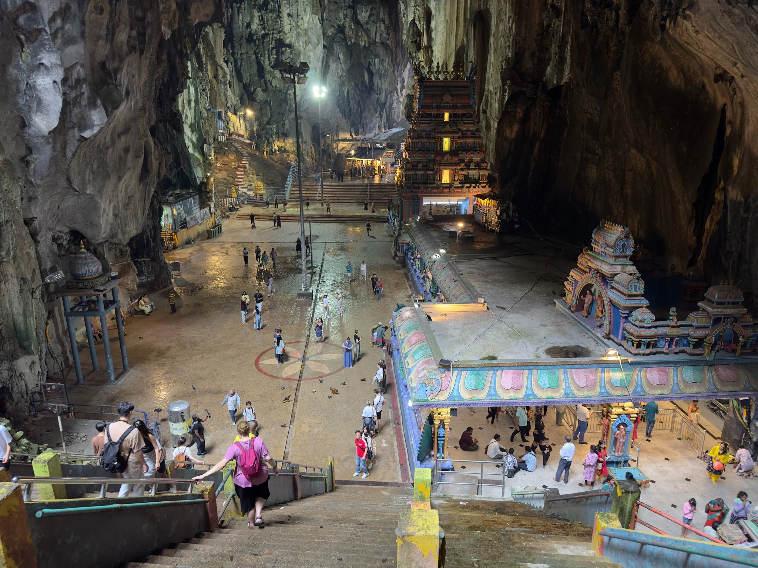 Looking back to the 1st cavern from the upper cavern