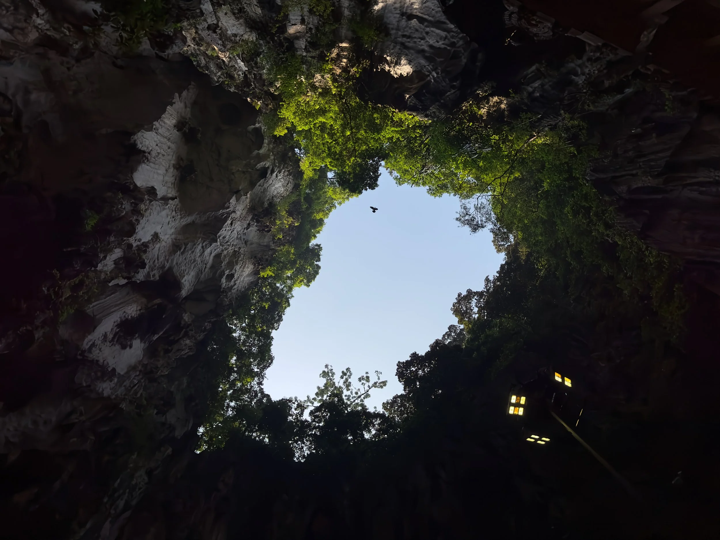 The Sky from the upper cavern