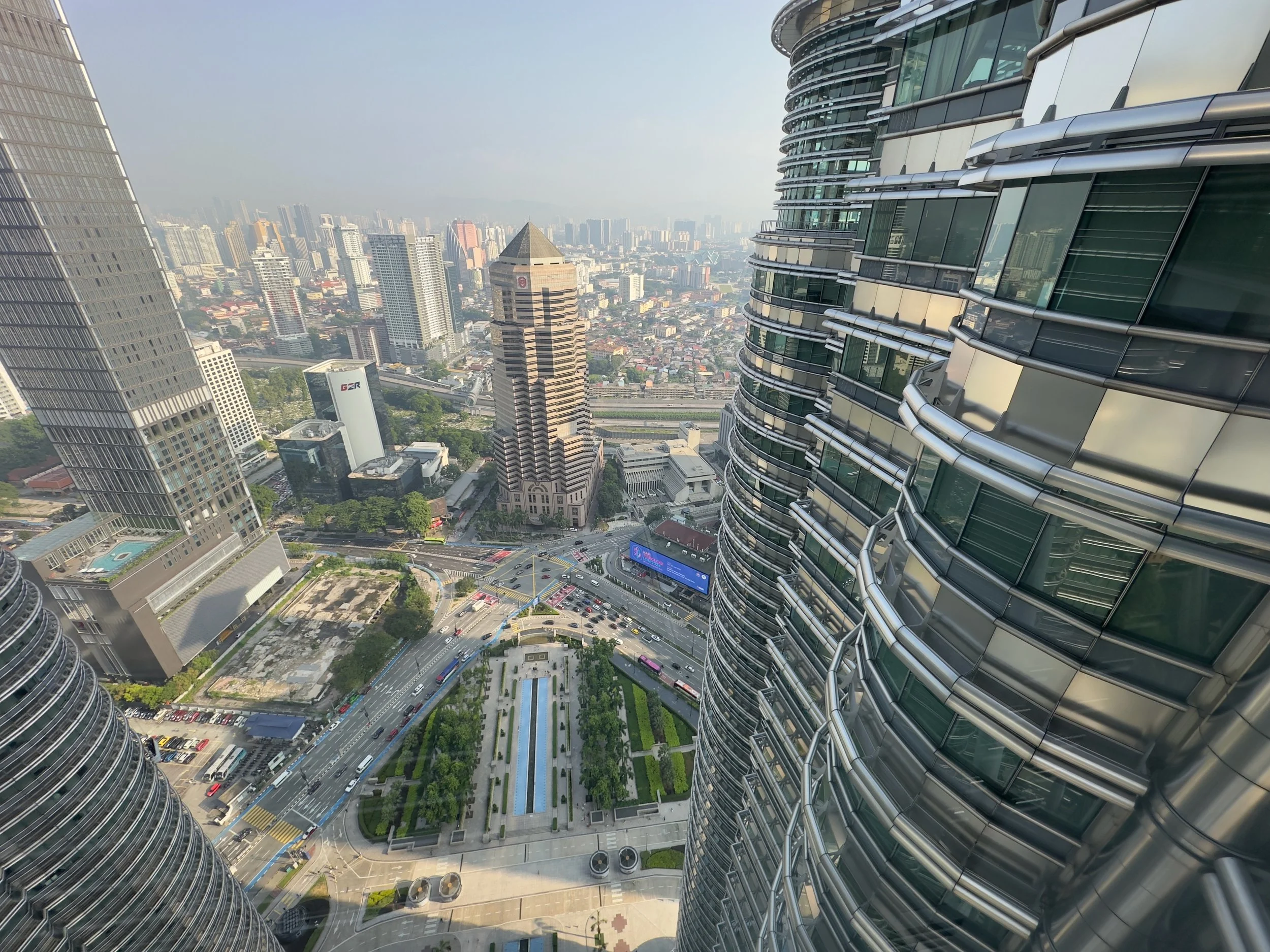 Looking northwest from the Skybridge